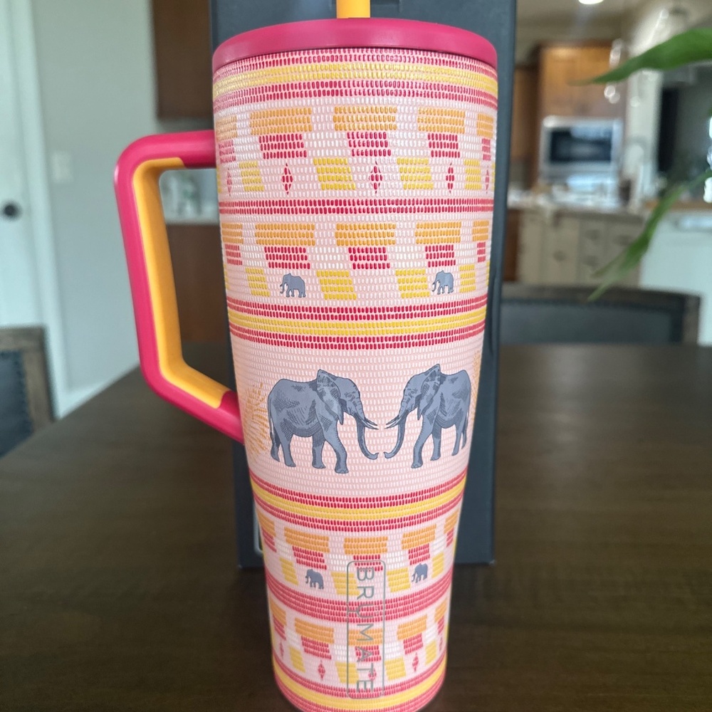 Brumate Safari Park Elephant Collection SAVANNA SUNRISE 40oz Era Tumbler NEW - Picture 1 of 6